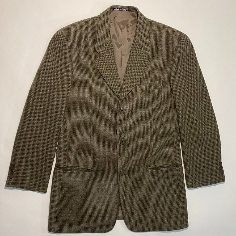Giorgio Armani Neiman Marcus Brown Wool Blend 3 But Sport Coat Jacket Blazer 37R